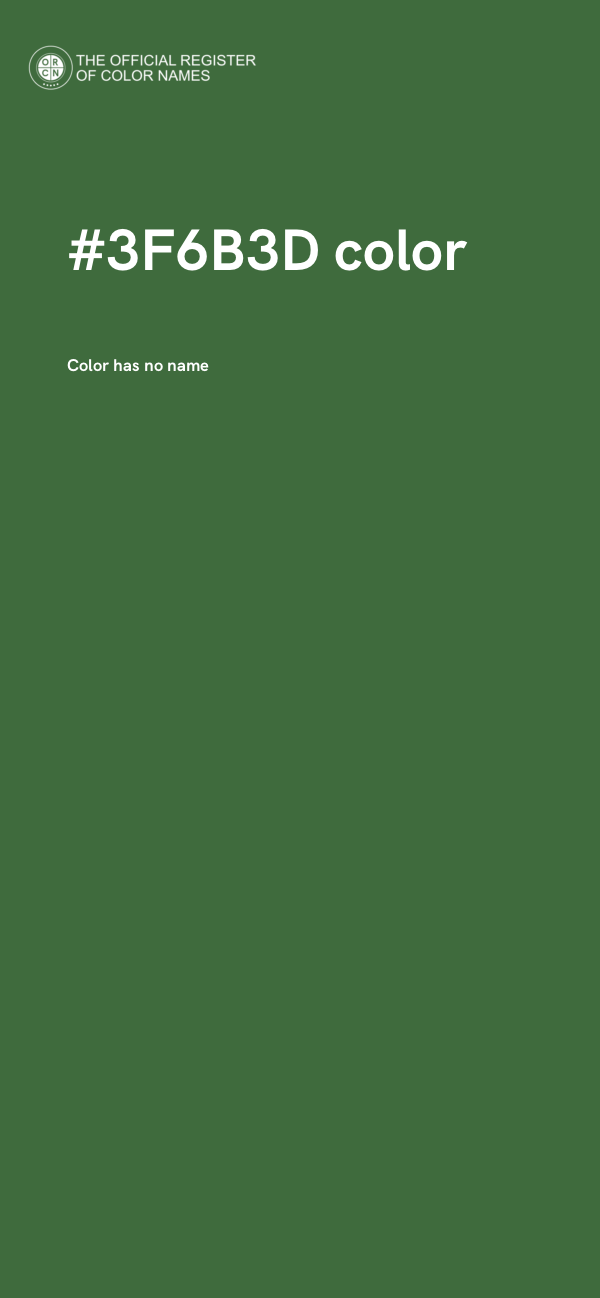 #3F6B3D color image