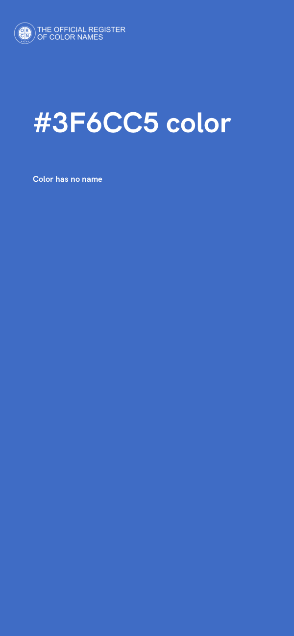 #3F6CC5 color image