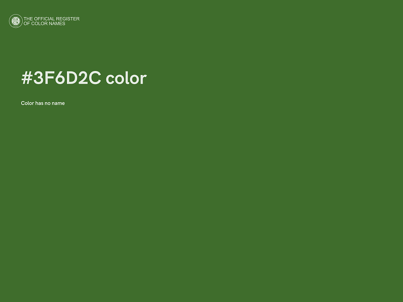 #3F6D2C color image