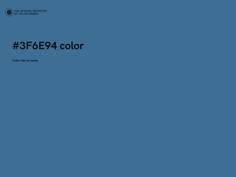 #3F6E94 color image