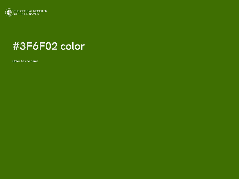 #3F6F02 color image
