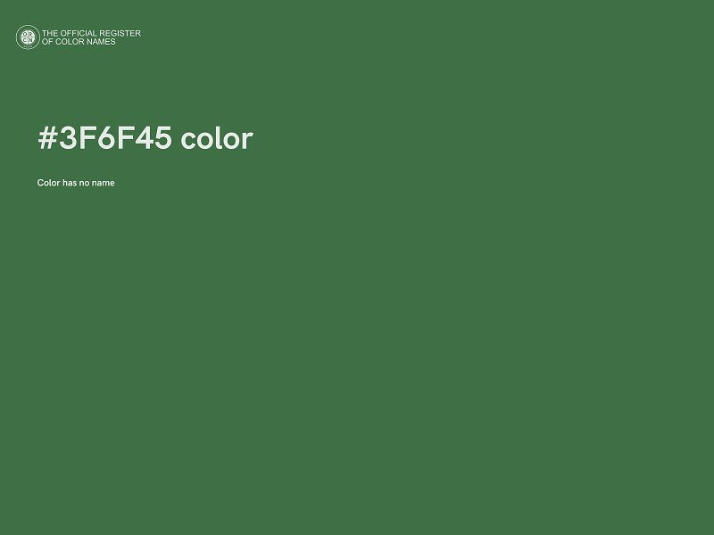 #3F6F45 color image