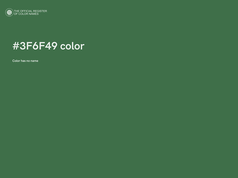 #3F6F49 color image