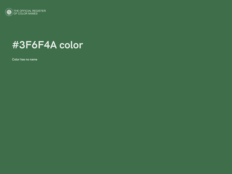 #3F6F4A color image