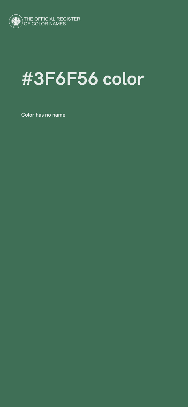 #3F6F56 color image