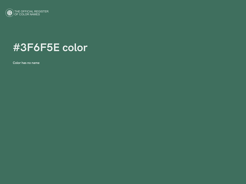 #3F6F5E color image