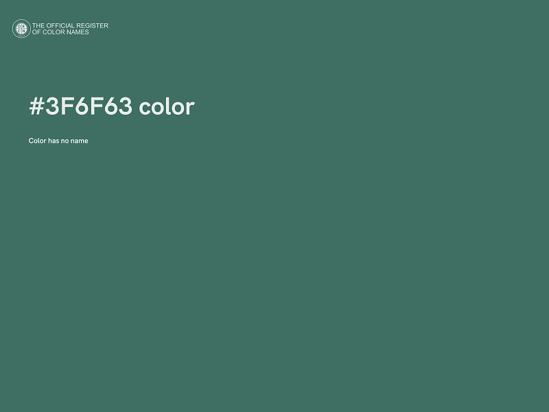 #3F6F63 color image
