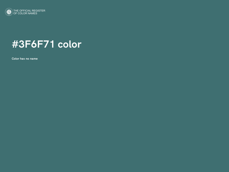 #3F6F71 color image