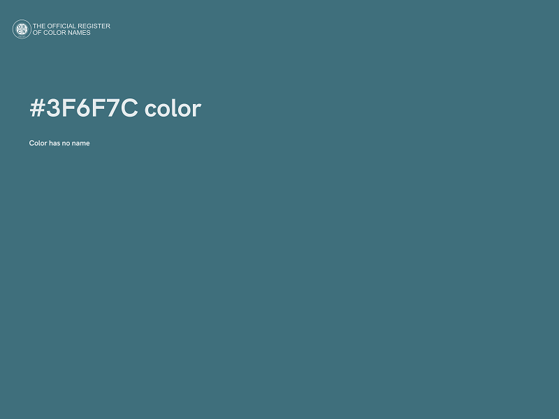 #3F6F7C color image