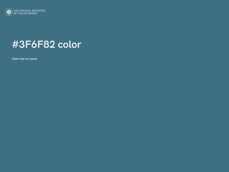 #3F6F82 color image