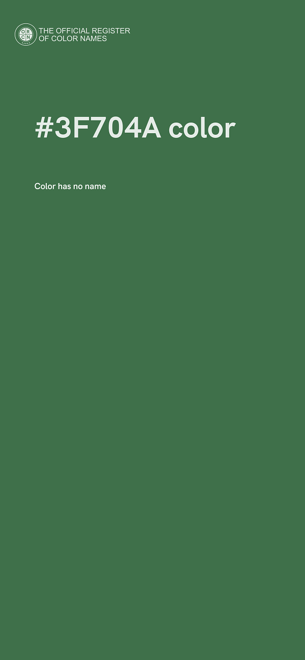 #3F704A color image
