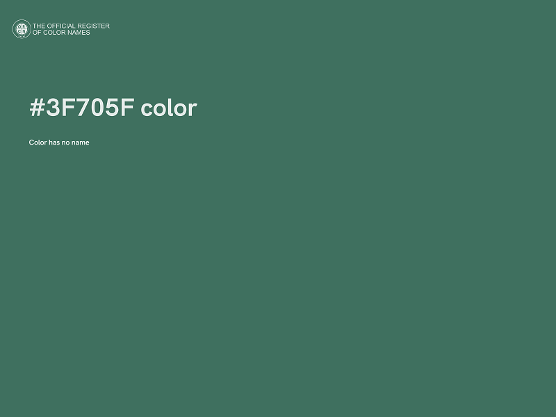 #3F705F color image