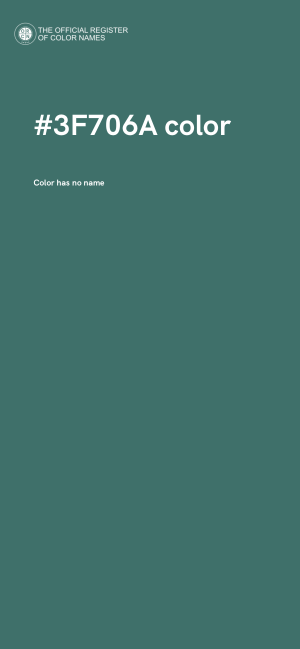 #3F706A color image