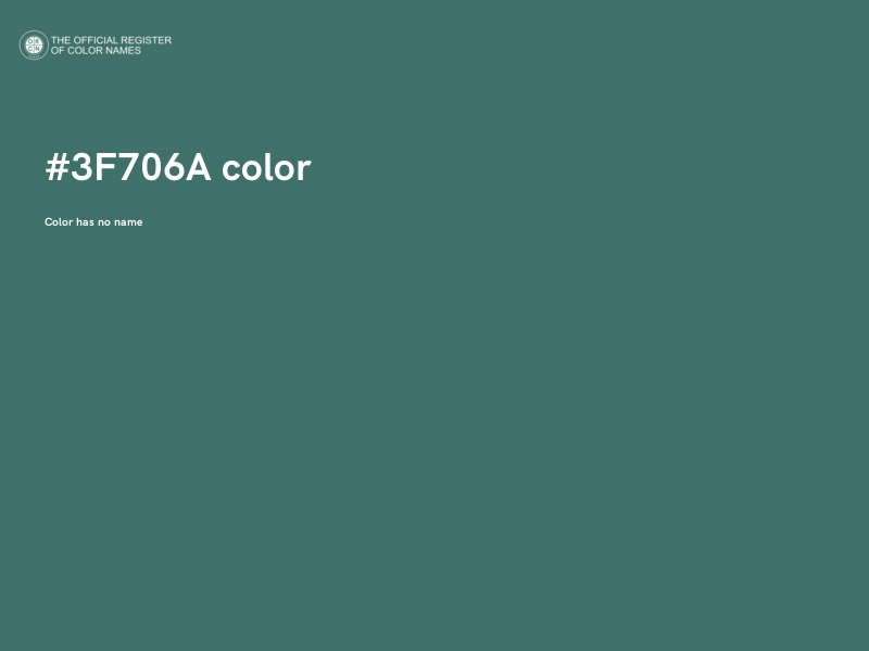 #3F706A color image