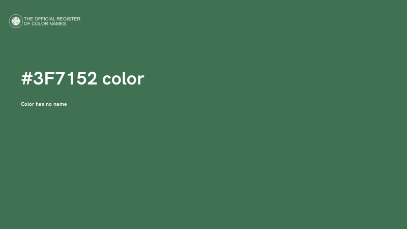 #3F7152 color image