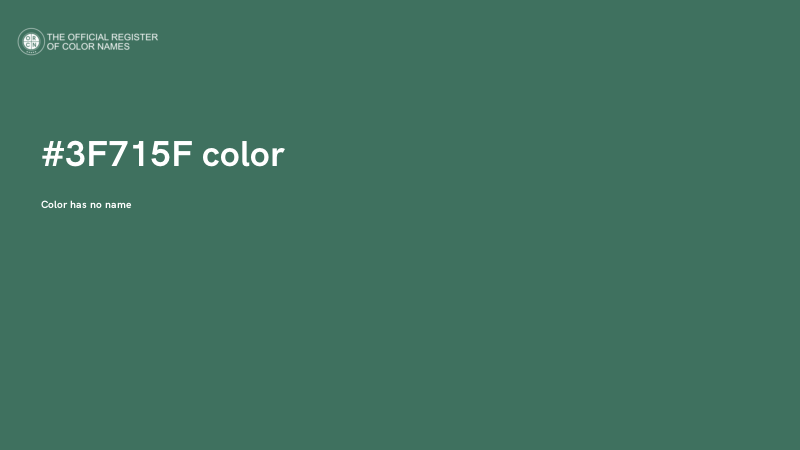 #3F715F color image