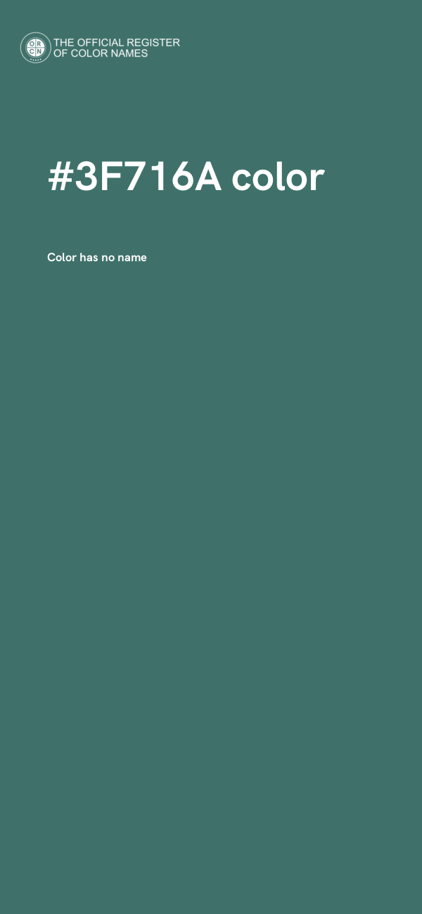 #3F716A color image