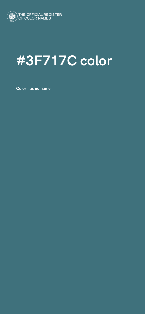 #3F717C color image