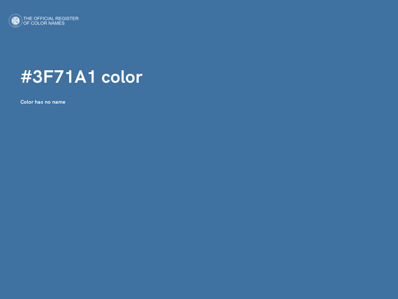 #3F71A1 color image