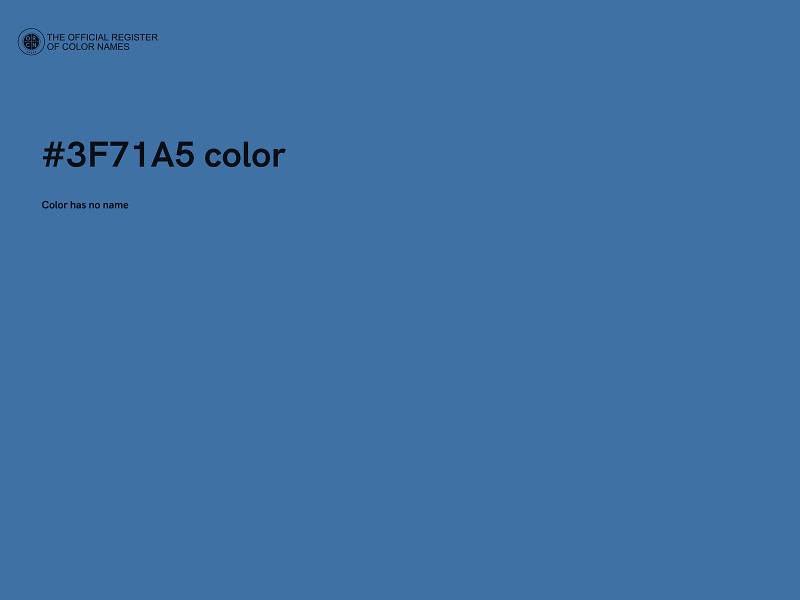 #3F71A5 color image