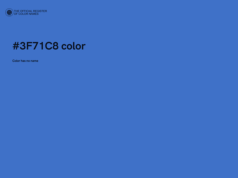 #3F71C8 color image