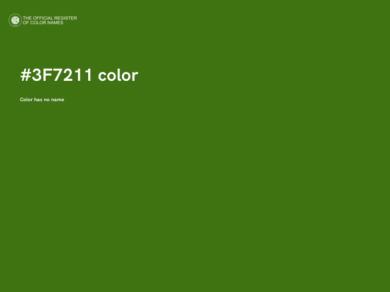 #3F7211 color image