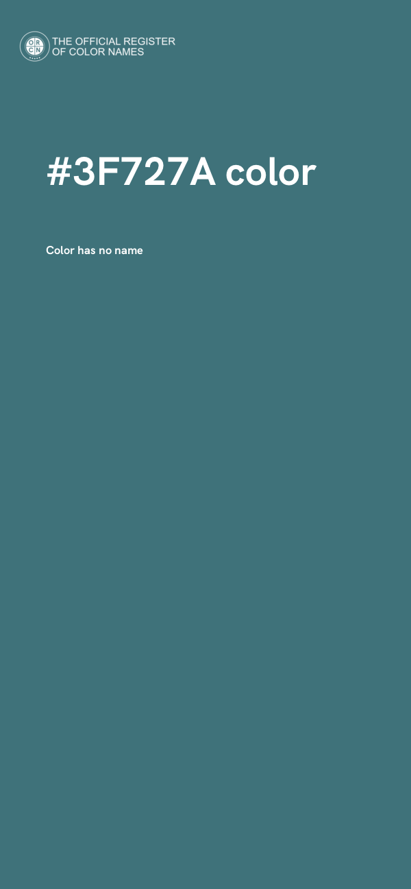 #3F727A color image