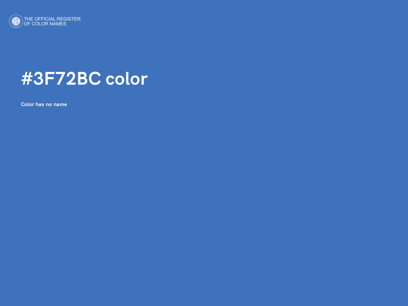 #3F72BC color image