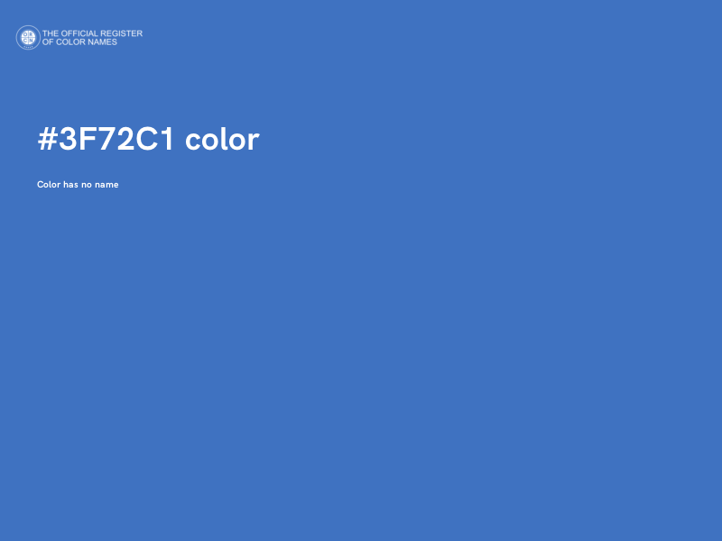 #3F72C1 color image