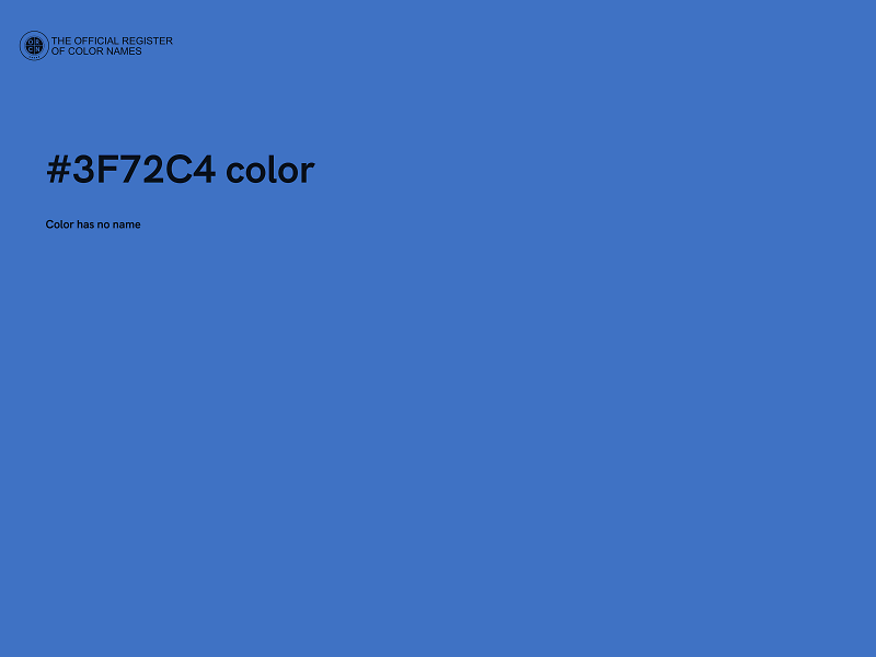 #3F72C4 color image