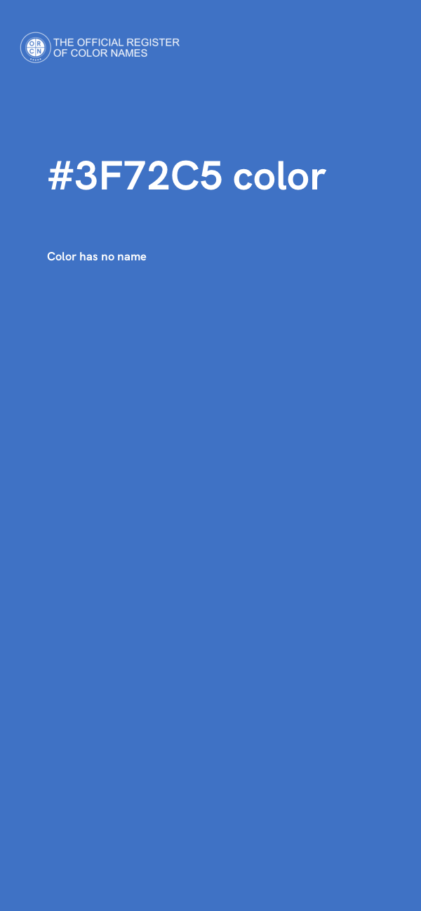 #3F72C5 color image