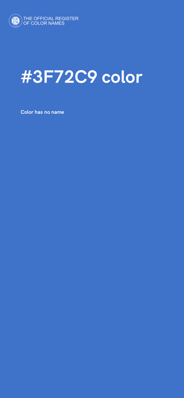 #3F72C9 color image