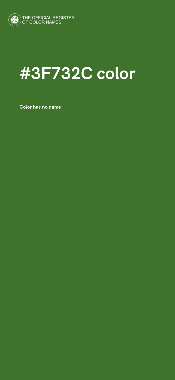 #3F732C color image
