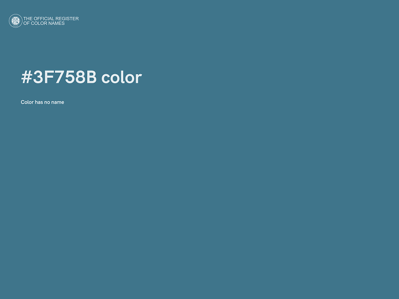 #3F758B color image