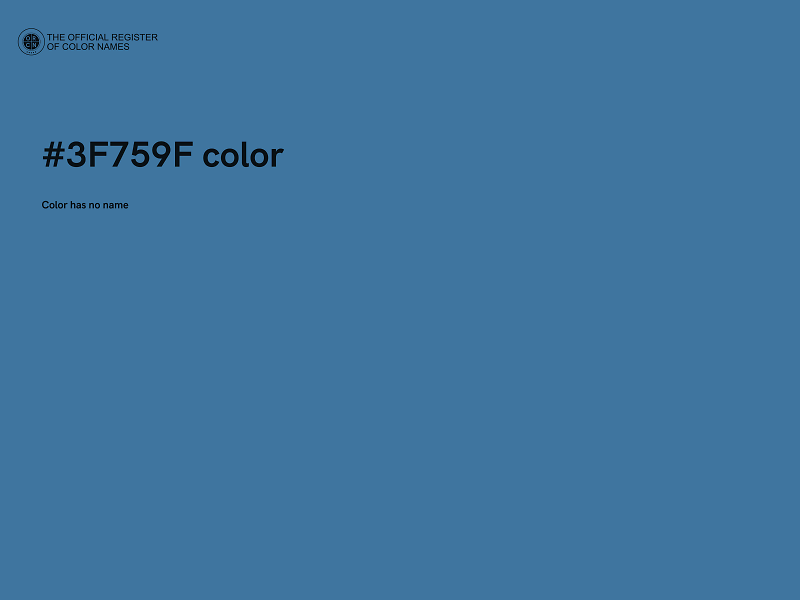 #3F759F color image