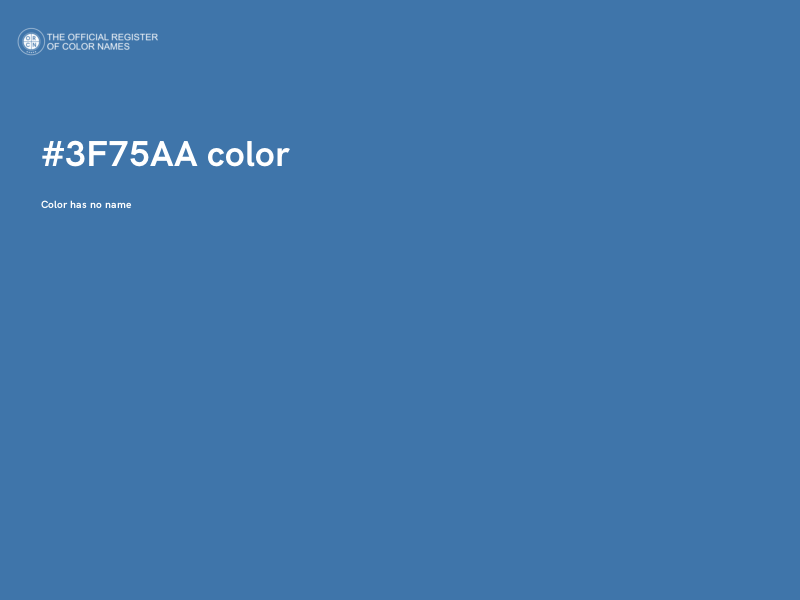#3F75AA color image