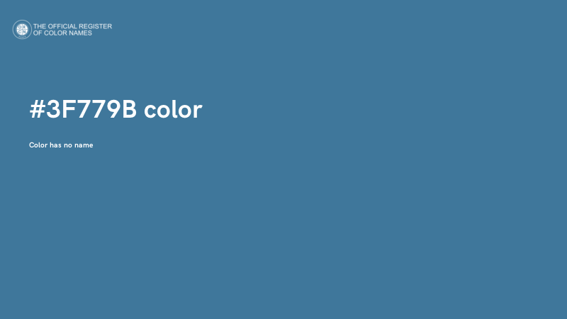 #3F779B color image