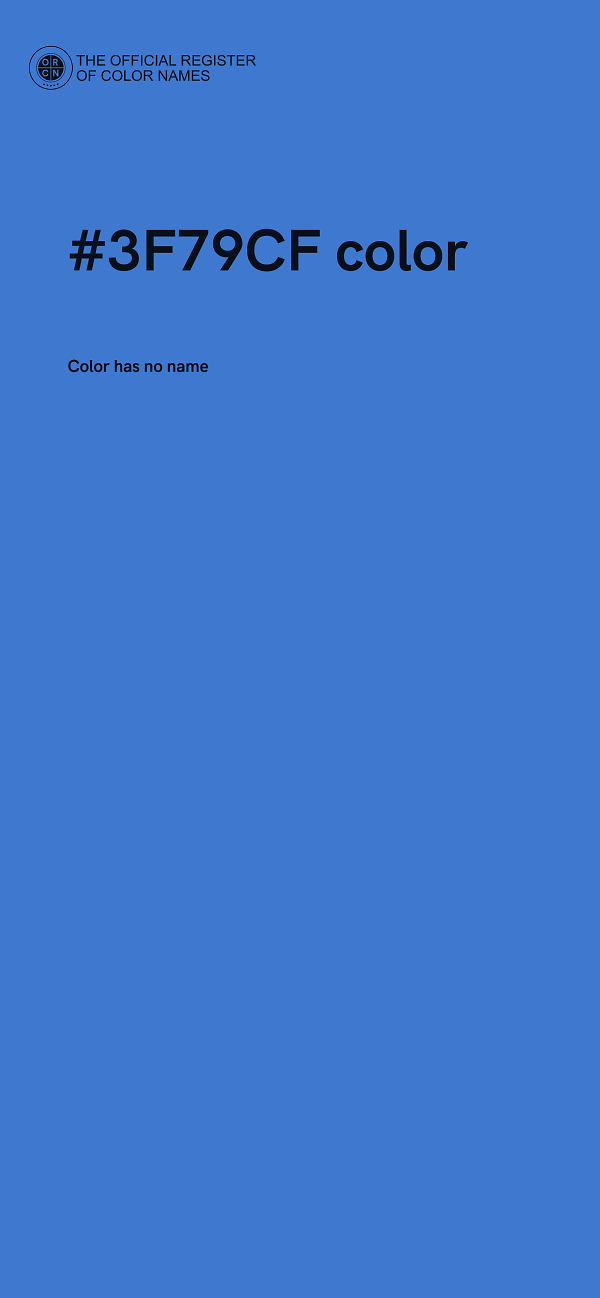 #3F79CF color image