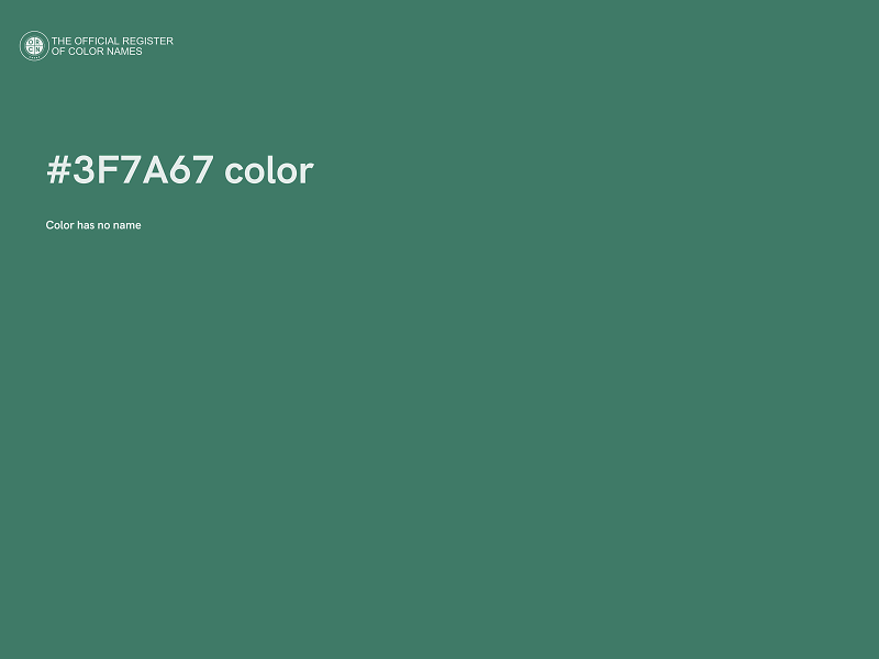 #3F7A67 color image