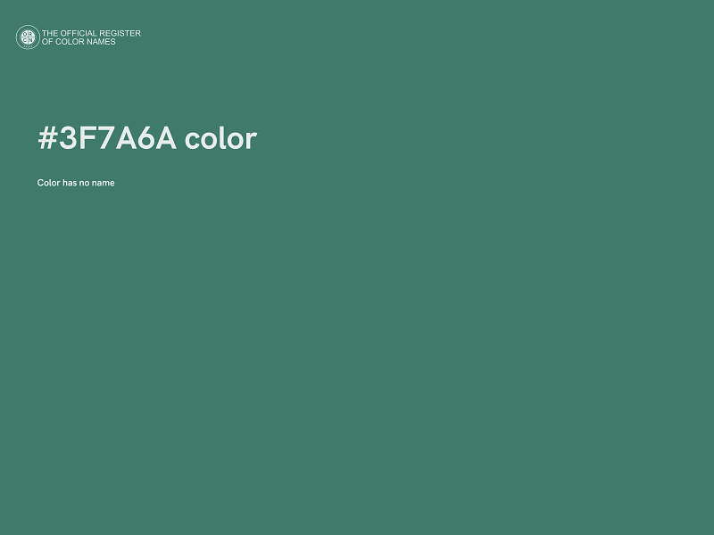 #3F7A6A color image