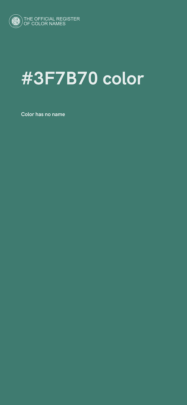 #3F7B70 color image