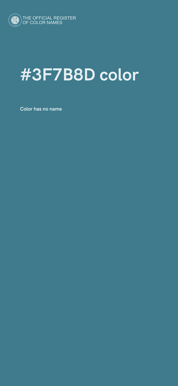 #3F7B8D color image