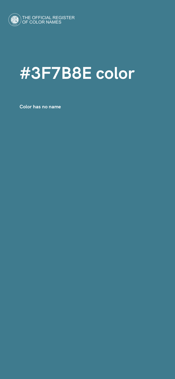 #3F7B8E color image