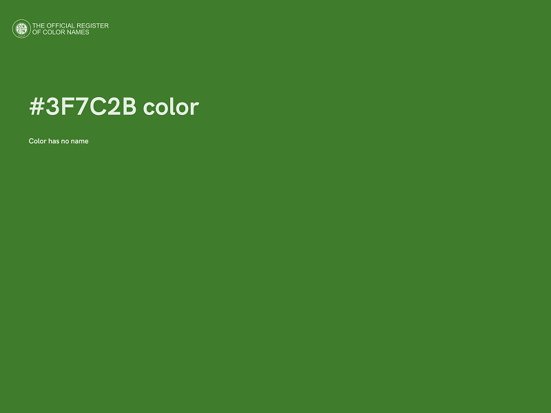 #3F7C2B color image