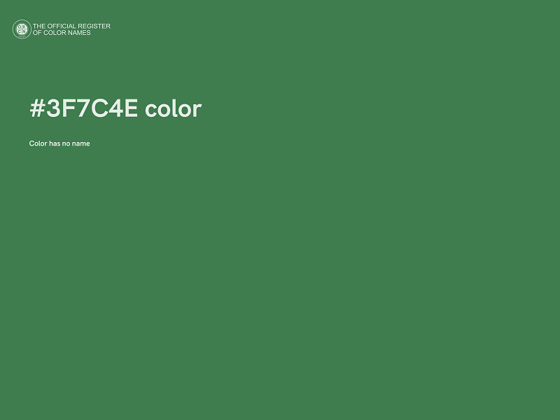 #3F7C4E color image