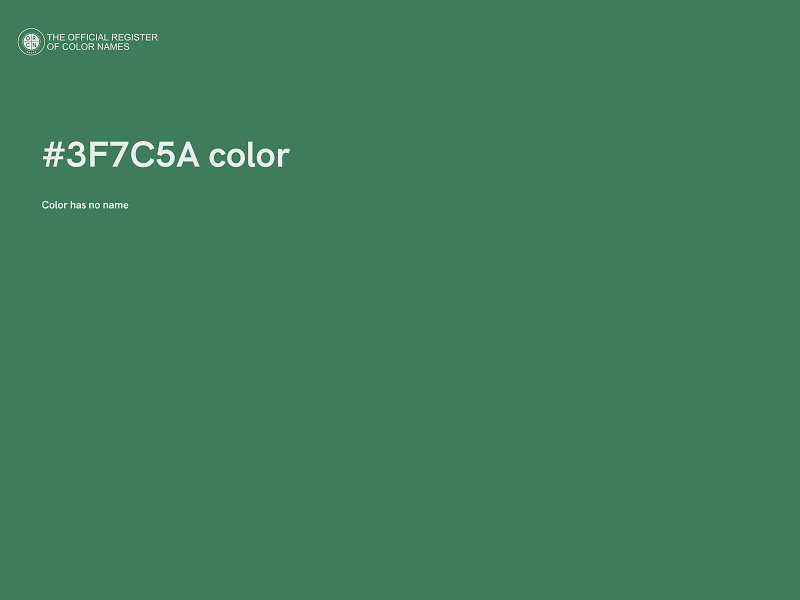 #3F7C5A color image