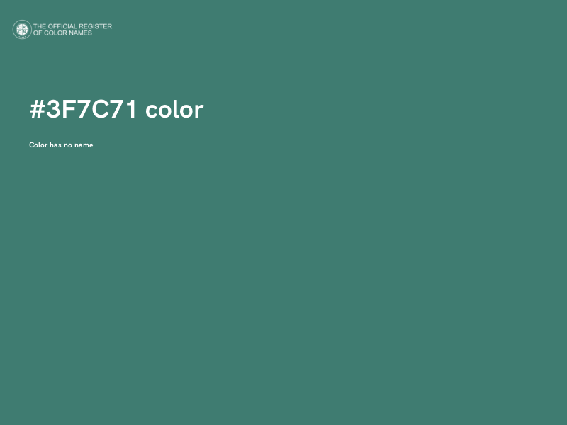 #3F7C71 color image