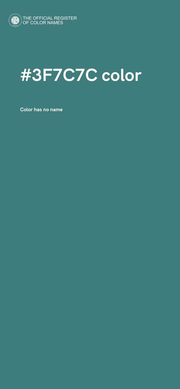 #3F7C7C color image