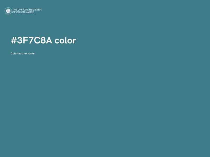 #3F7C8A color image