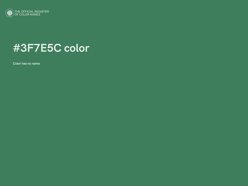 #3F7E5C color image